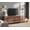 Brown, variant on Modern TV Stand For Tvs Up To 100 Inch, 3-In-1 TV Console With Adjustable Shelves And 6 Drawers, Media Console For Living Room And Bedroom,Brown