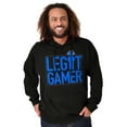thumbnail image 5 of Legit Gamer Video Games Nerdy Geeky Hoodie Hooded Sweatshirt Men Brisco Brands M, 5 of 6