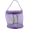 thumbnail image 1 of Bolsa de tejido de malla cilíndrica portátil DWW para hilo - Bolsa de almacenamiento liviana y conveniente - Púrpura, 1 of 5