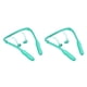 thumbnail image 4 of Inteprter PP auricular cuello colgante reemplazo tipo C compatible con Bluetooth 5.1 inalámbrico IPX5 impermeable deportes correr auriculares Verde 2Conjunto, 4 of 6