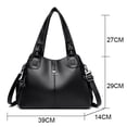thumbnail image 5 of Bolsos de mano de piel auténtica suave para mujer, bolso de hombro vintage, bolso de mano de diseñador de lujo para mujer, bolsos de mano de gran capacidad, Sac A Main, 5 of 5