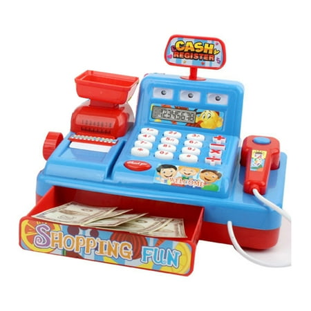 Aofa Pretend Play Smart Cash Register Toy, Kids Cashier ...