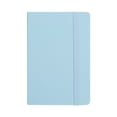 thumbnail image 3 of A6 Hardcover Notebook With Pen Loop Small Pocket Journal Cute Petite Memo College Ruled Notebook For Purse Daily Notes Planner Light blue 1Pcs, 3 of 5