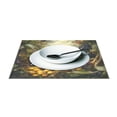 thumbnail image 3 of Ryvnso Placemats Set of 4 Bee in Grapes Dining Mats Heat-Resistant Non-Slip Washable Table Mat, 3 of 8