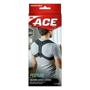 ACE Brand Posture Corrector, Black - One Size Fits Most