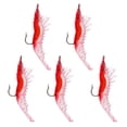 thumbnail image 4 of 5 uds. Señuelos de pesca de simulación de , aparejos de pesca, señuelos, langostas Minnow rojo Zulema Camarones de pesca, 4 of 6