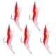 thumbnail image 4 of 5 Piezas Señuelos de Anzuelo Macarena Camarones de pesca Rojo, 4 of 6