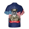 thumbnail image 2 of Happy Father's Day Honoring Veterans Akita in Army Uniform Hawaiian Shirt Breathable Summer Unisex Merch Inu Dog Lover - 13007, 2 of 6