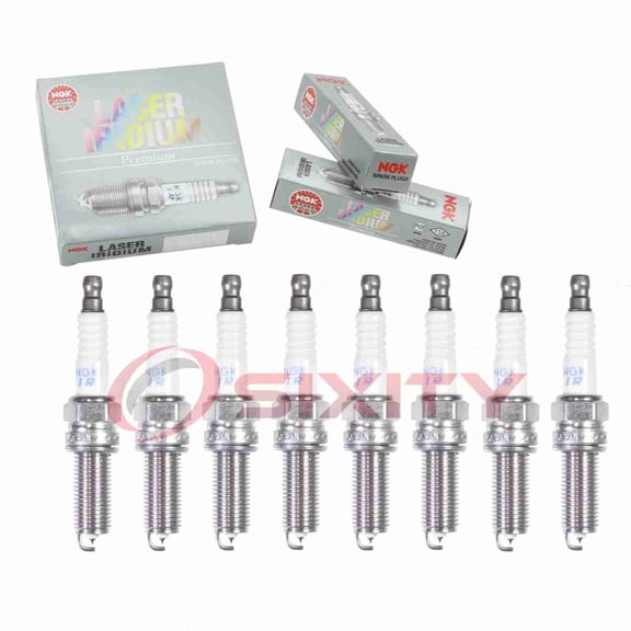 8 pc NGK 93819 Laser Iridium Spark Plugs for Ignition Wire Secondary