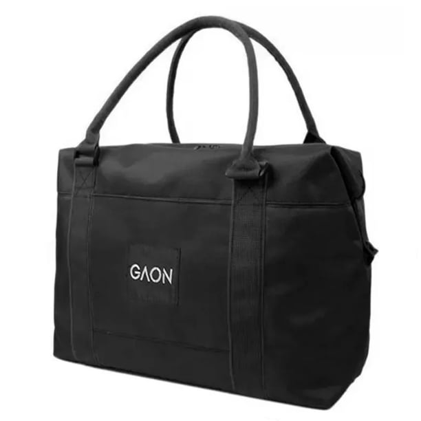 Bolsa De Mano Para Viaje Playa Deportiva Maleta De Lona Gaon Negro Gaon BolsoPlayaLona