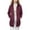 Wine, variant on Inleife Cotton Jackets for Women Solid Color Zipper Lightweight Jacket Women's Fall Winter Keep Warm Jacket Tops with Pocket