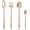Rose Gold, variant on Hangable Silverware Set 32-Piece, 304 Stainless Steel Set for 8, Mirror Polished, Flatware Set, Cutlery Set, Forks and Spoons Set, Dishwasher Safe - Rose Gold
