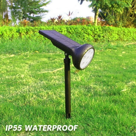 Waterproof 7 Led Rgb Color Changing Solar Spotlights Outdoor