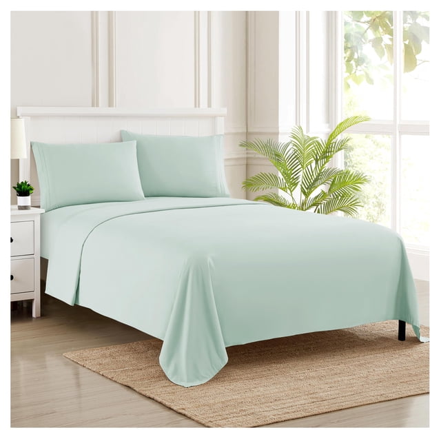Sábanas Sweet Home Collection King Size Mint 1800TC