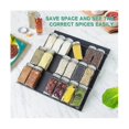 thumbnail image 5 of 4-tier Drawer Spice Organizer Acrylic Spice Rack Tray Seasoning Bottle Storage Rack Kitchen Drawer, 5 of 5