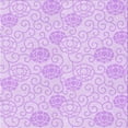 thumbnail image 1 of Ahgly Company Machine Washable Indoor Square Transitional Violet Purple Area Rugs, 6' Square, 1 of 7
