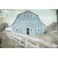 thumbnail image 2 of Villa, Milli 24x17 Black Ornate Wood Framed with Double Matting Museum Art Print Titled - Spring Barn Look Out, 2 of 4