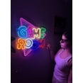 thumbnail image 4 of Game Room Metal Neon Sign, Neon Wall Decor, Game Room Neon Sign, Gamer Neon Decor, Gamer Led Neon Sign, Streamer Neon Sign, Gaming Zoom Neon Sign, Play Room Neon Sign (Without Remote Control), 4 of 8