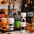 thumbnail image 4 of 20PCS Halloween Disposable Coffee Cups Paper Coffeeware with Dome Lids and Sleeves Hot Cold Beverage Coffee Juice Drinking Cups for Halloween Party Decoration B, 4 of 9