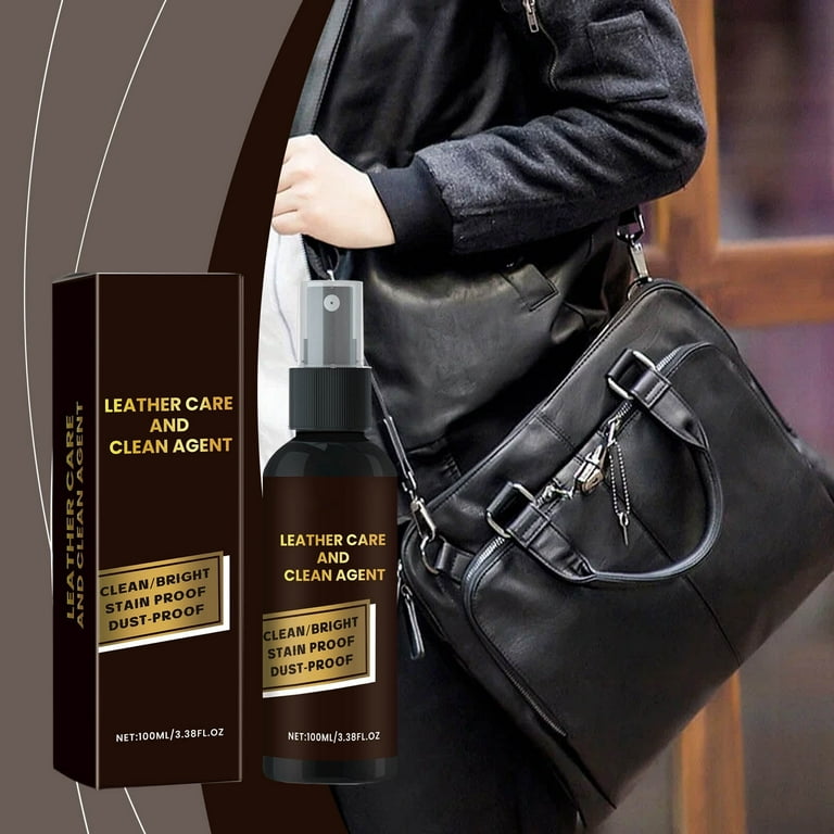 Leather Cleaner Spray for Jackets Sofas Shoes Bags Conditioning