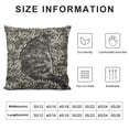thumbnail image 5 of BANET  Faux Rabbit Fur Pillowcases Standard/Queen  Solid Velvet Back Throw Pillow Cover Zipper Closure Soft and Fluffy Modern Home Decorative 24x24in, 5 of 5