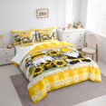 thumbnail image 3 of Homewish Cartoon Gnome Lover Twin Bedding Sets 7-Piece, Vibrant Rustic Sunflower Bedding Comforter Set, Rustic Lodge Cabin Reversible Sheet Sets, Breathable Home Decor, 3 of 7