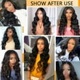 thumbnail image 4 of V Part Wigs For Black Woman Human Hair Human Hair Wigs Body Wave Wig Upgrade U Part Wigs 30inch 250 Density 10A, 4 of 7