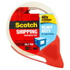 Scotch Heavy Duty Shipping Packaging Tape with Dispenser, 1.88 in. x 38.2 yd., Clear, 1 Dispenser/Pack