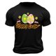 thumbnail image 1 of Camisa Casual de Cuello de la Tripulación de la Impresión de Pascua de Manga Corta de Verano Top Ligero de Poliéster para los Hombres, Camiseta de Manga Corta para el Uso Diario de Primavera Verano, 1 of 9