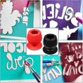 thumbnail image 4 of 2 Pack Weeding Collector, Suctioned Vinyl Weeding Scrap Collector, Silicone Suction Cups, 4 of 4