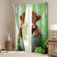 thumbnail image 3 of Castle Fairy Adults Female Men Highland Bull Blackout Curtains Set of 2 (52x84 Each),Colorful Floral Flowers Daisy Window Curtains,Retro Farmhouse Animal Curtains and Drapes,Ultra Soft Home Decor, 3 of 6