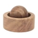 thumbnail image 2 of Walnut Beech Wood Aromatherapy Diffuser | Round Wooden Ornament | Solid Wood Bead Base | Home Car Decoration | Fragrant Air Purifier | Portable Scent Spreader | 5x5x3.5cm | 1 Piece, 2 of 6