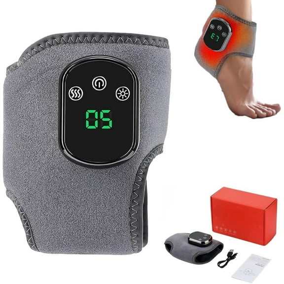 Foot Renew Triple Method Massager,Nurophy Nerve Stimulator,Em Sense Massager,Naxir 3-in-1 with Heat,SolEVA Wireless Portable Ankle Wrap for Pain Relief,3 Vibration Modes 5 Levels(1PC)