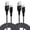 Black, variant on 2Pack 3FT USB C Charging Cable, 3A QC 3.0 & PD 3.0 Fast Charging Cord, 480Mbps High Speed Data Sync Nylon Braided Durable Type C Cable for Samsung Galaxy S26 S25 S24 S23 Ultra FE A Series, Google Pix