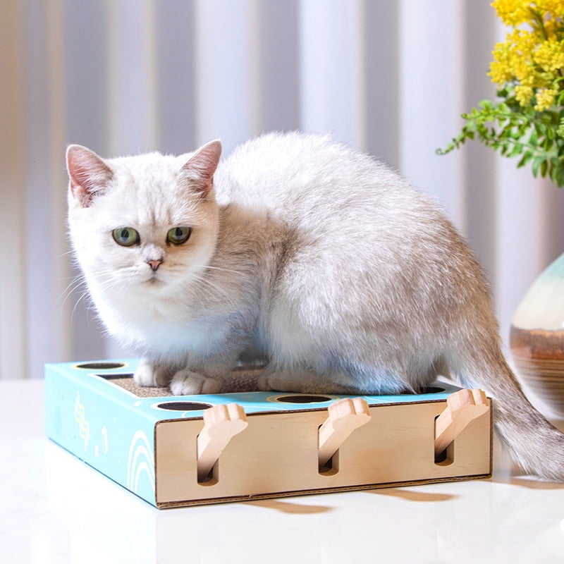 BARKWOW Whack-A- Mole Cat Scratch Toy