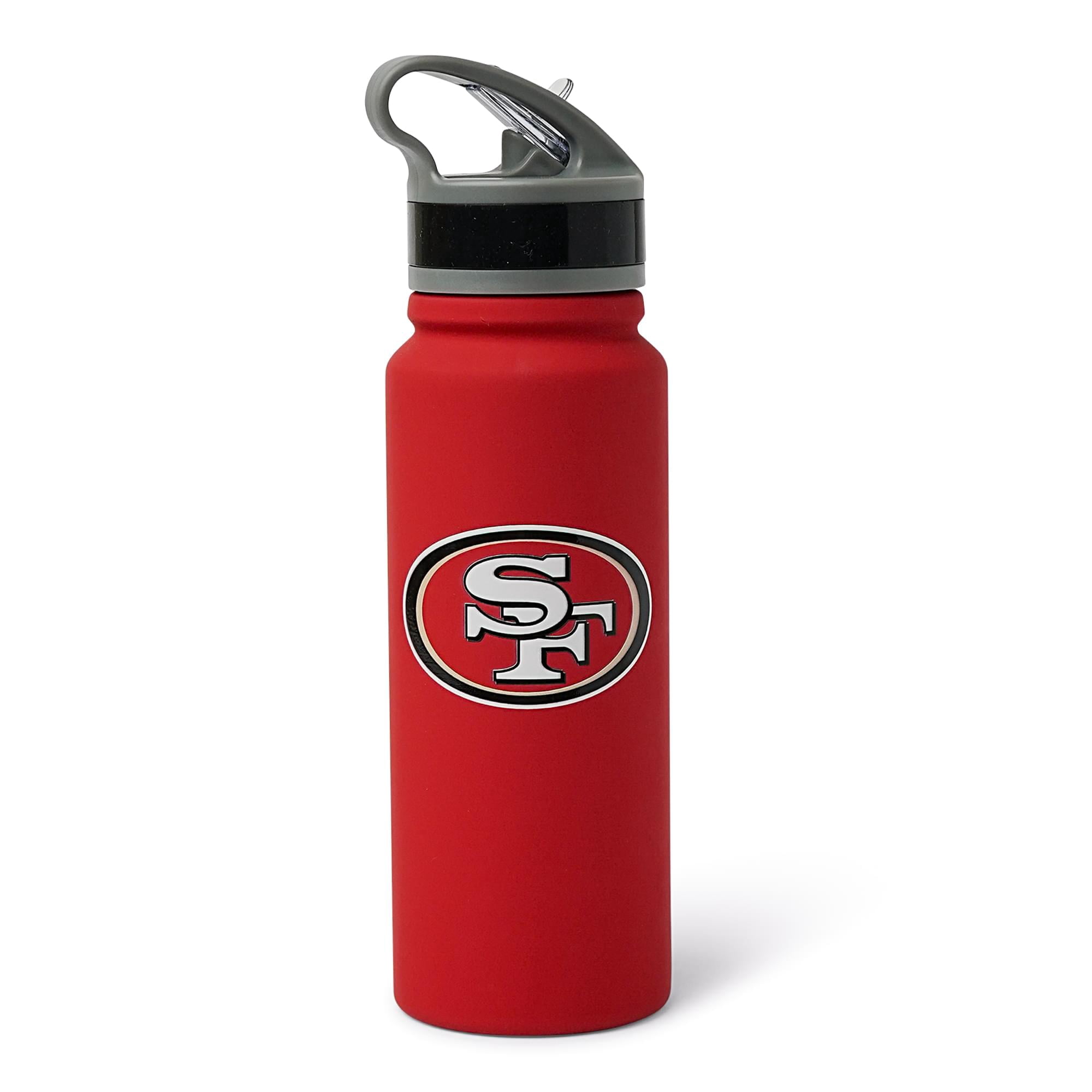 San Francisco 49ers Swagger 25-Ounce Stainless Steel Flip-Top NFL Water Bottle