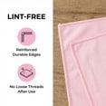 thumbnail image 3 of Unique Bargains 3pcs Fish Scale Streak Free Magic Glass Towels Pink 12" x 12", 3 of 8