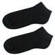 thumbnail image 2 of 12 pares de calcetines tobilleros de corte bajo para mujer, talla 9-11, deportivos, negros, 2 of 7