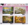 thumbnail image 1 of 4 1000 Piece Puzzles: Enchantment, Winter Joy, Grazing the Fertile Farmland, Autumn Commissioned, 1 of 1