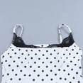 thumbnail image 6 of Samlisa Spaghetti Strap Camisole Tops for Women Trendy Polka Dots Printed Lace Shelf Bra Tank Tops Summer Sleeveless Slim Fit Cami Tops Tshirts White M, 6 of 8