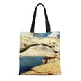 thumbnail image 1 of KDAGR Canvas Tote Bag Watercolor Fine Winslow Homer Glass Painting Realism Reusable Handbag Shoulder Grocery Shopping Bags, 1 of 1