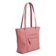 thumbnail image 2 of Vera Bradley Women's Cotton Small Vera Tote Bag Terra Cotta Rose, 2 of 4
