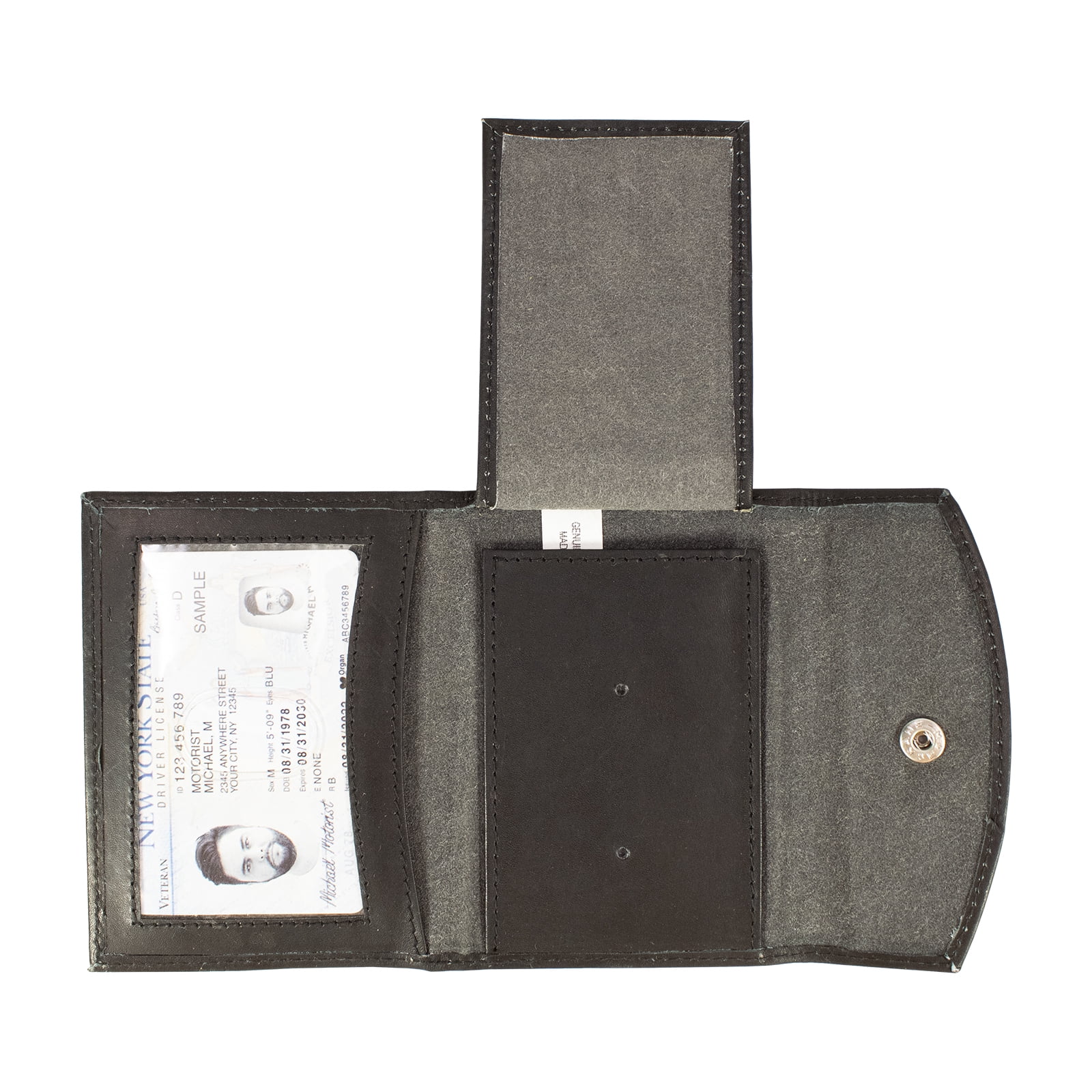 Genuine Leather ID Badge Holder