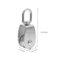 thumbnail image 2 of COOPHYA Glide Stainless Steel Pulley For Heavy Duty Rope Lifting 4Pcs, 2 of 8