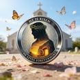 thumbnail image 3 of karymi Commemorative Religious Souvenir Figurine, Inspirational Savior Themed Collectible for Spiritual Home Decor Meaningful Gift Mens Gifts, 3 of 8