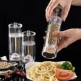 thumbnail image 3 of UPKOCH 8.3X2X2In Transparent Manual Salt Grinder Sleek Style For Home Gadget, 3 of 8