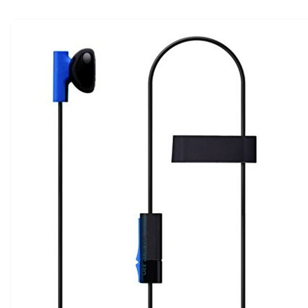 Headset Earbud Microphone Earpiece for Sony Playstation 4 ( PS4 ) Controller Headphones Blue