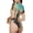 Sunshine Cloud Cute Cat, variant on Sunshine Colorful Cloud Rabbit Womens One Piece Swimsuits Modest Tummy Control Bathing Suits Lace Up Slimming Swim Suit-X-Large