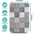 thumbnail image 3 of Coffee Bar Mat Rubber Dish Drying Mat For Kitchen Counter Coffee Mat for Home Bar Gift Kitchen Mat Coffee Bar Accessories Decorative Coffee Shop Chocolate Dish Drying Pad 23.5x15.5in, 3 of 6