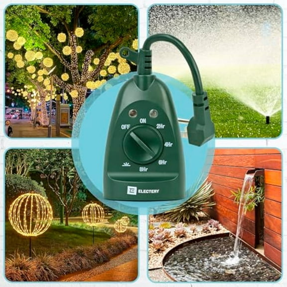 Wick's Outdoor Living Timer Sensor Outdoor Plug